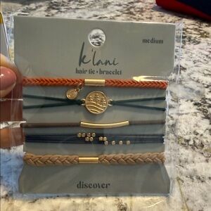 Lani Hair Tie and Bracelet Set - Multicolor